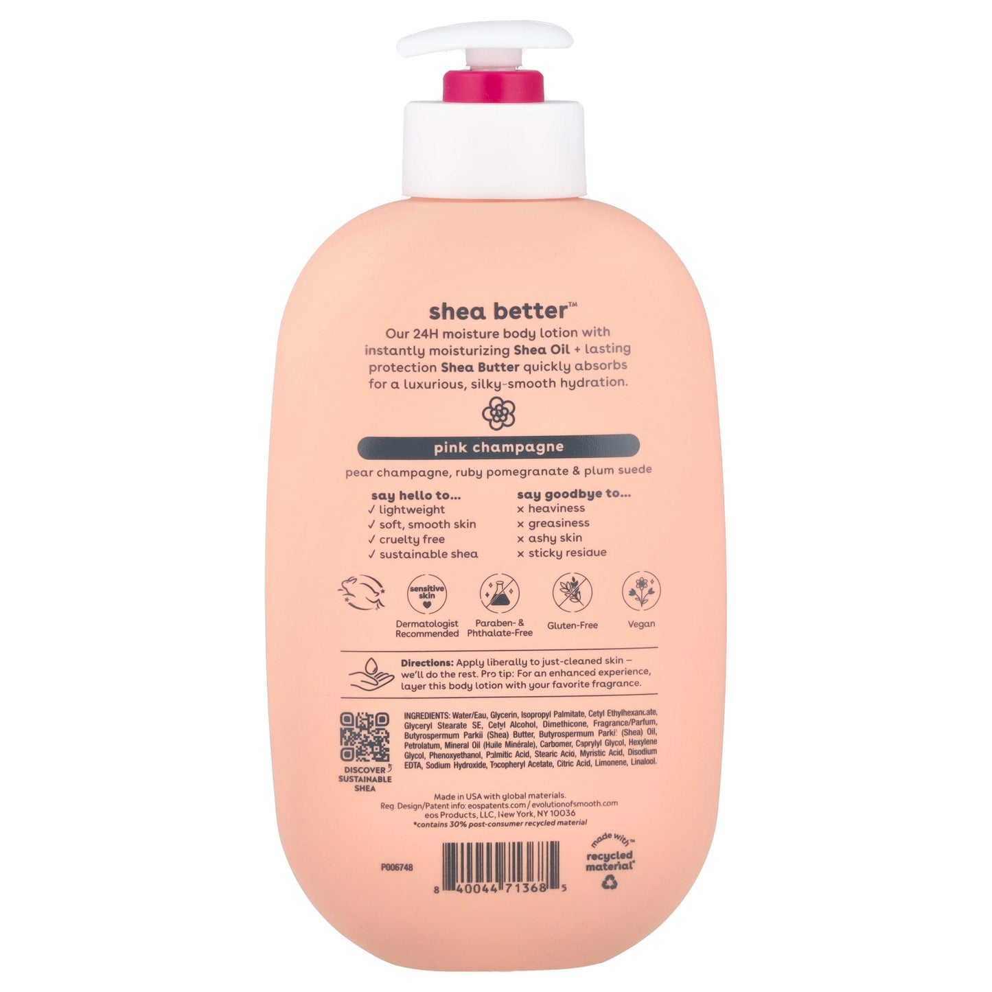 EOS 24H Moisture Body Lotion Pink Champagne 4