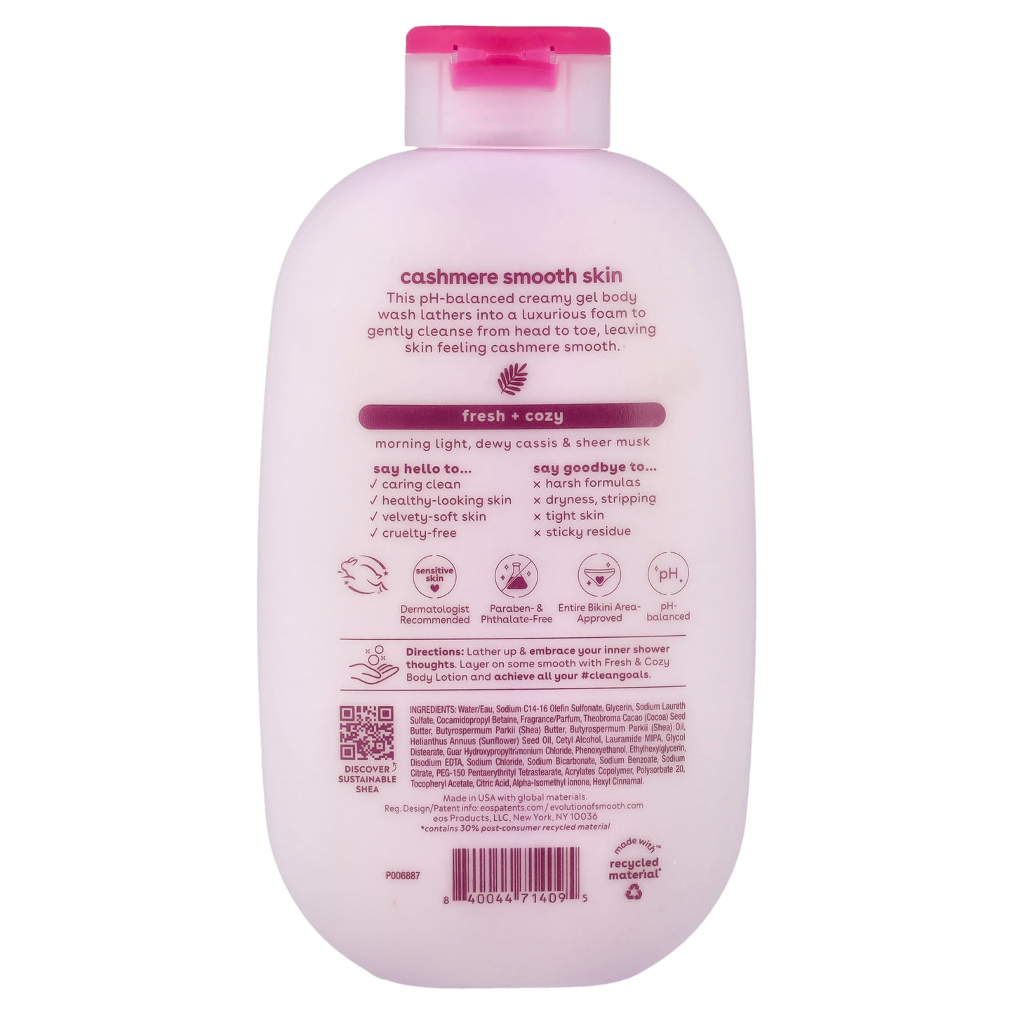 EOS Cashmere Body Wash Fresh & Cozy 4