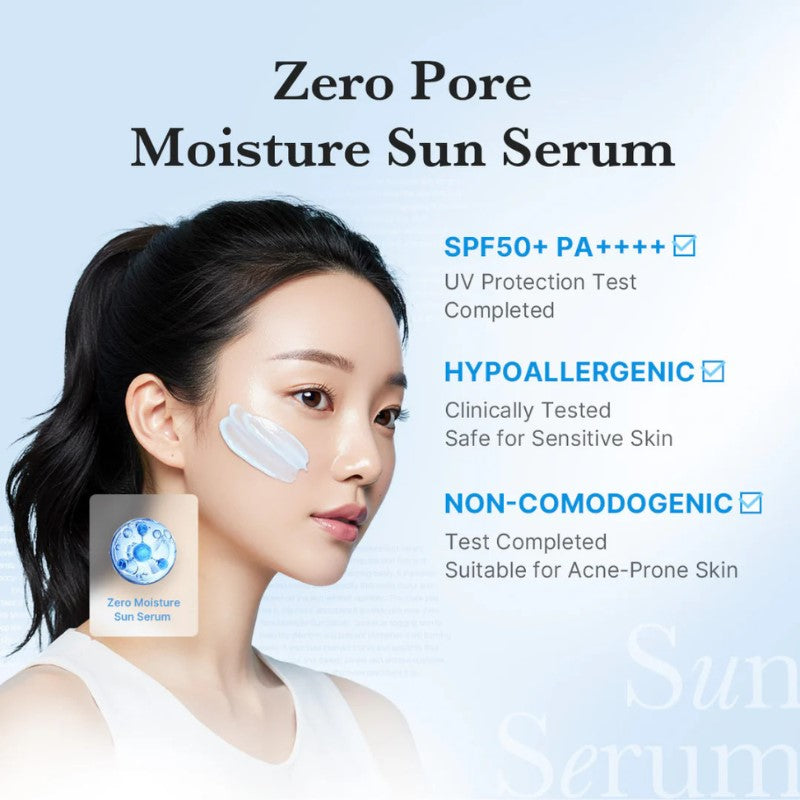Zero Pore Moisture Sun Serum SPF50+ PA++++ – 50ml