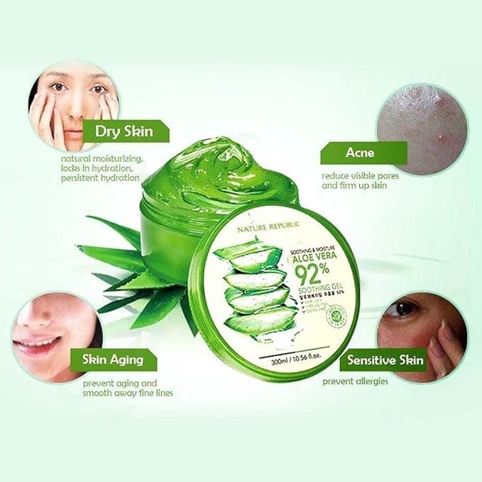 NATURE REPUBLIC Soothing & Moisture Aloe Vera 92% Soothing Gel 300ml