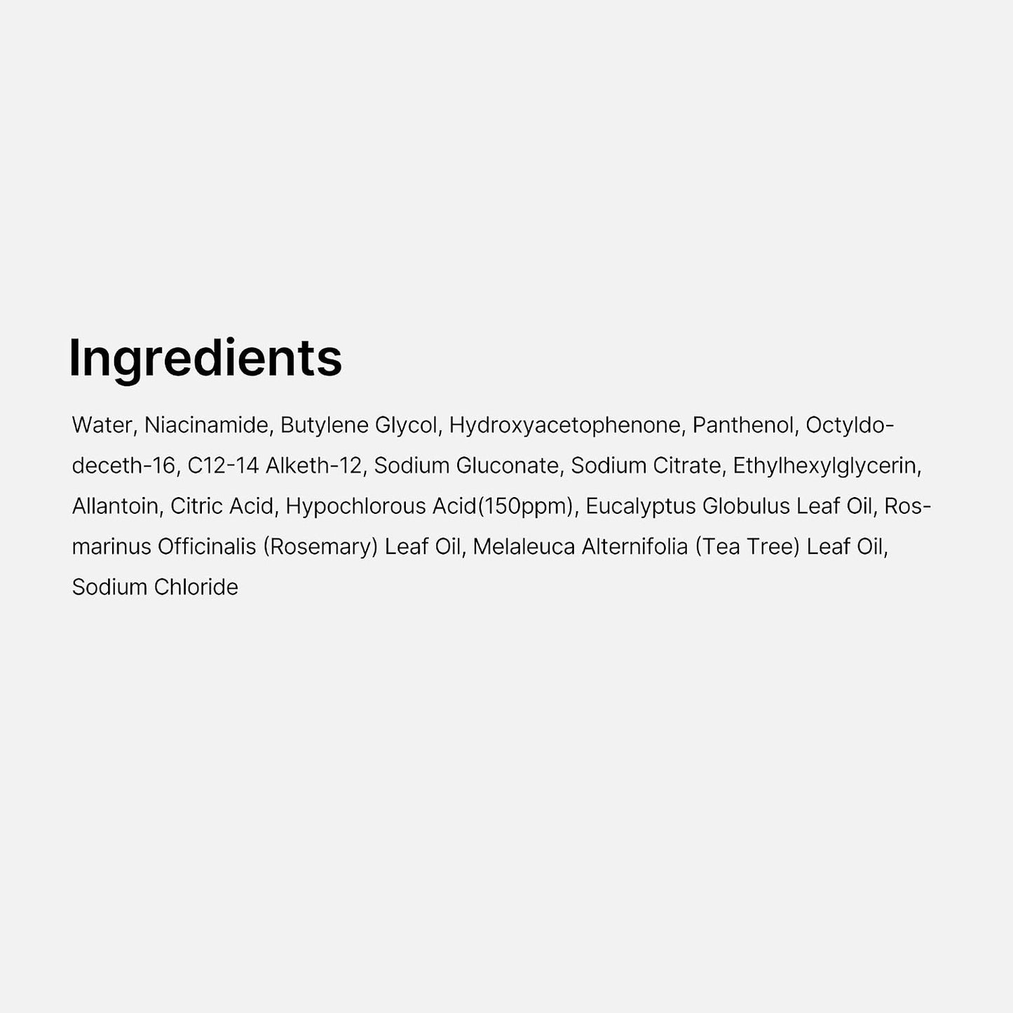 Medicube Hypochlorous Acid Daily Facial Spray – 125ml