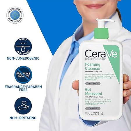 Foaming Cleanser For Normal To Oily Skin 236ml