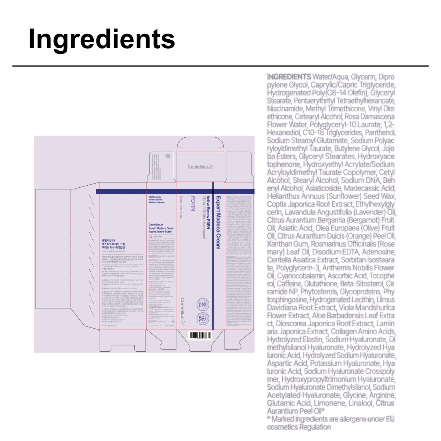 Expert Madeca Cream Active Renew PDRN (80ml)