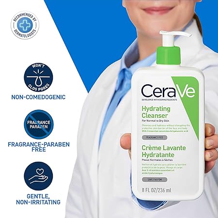 Hydrating Cleanser For Normal To Dry Skin 236ml