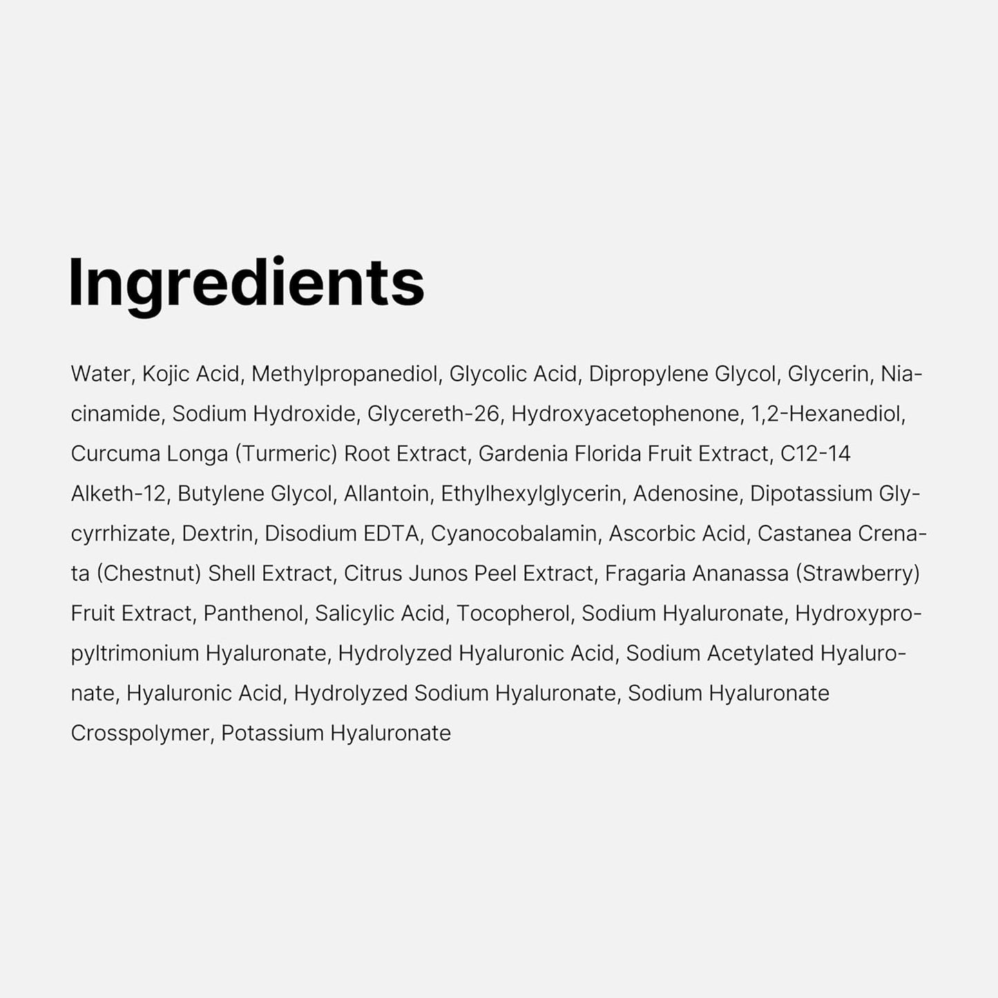 Kojic Acid Turmeric Pad 70 Pads