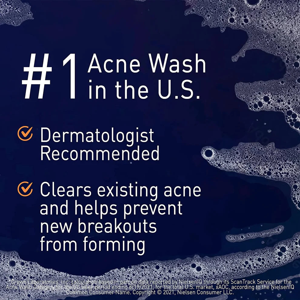 Acne Foaming Wash, Benzoyl Peroxide 10% , 5.5 oz (156 g)