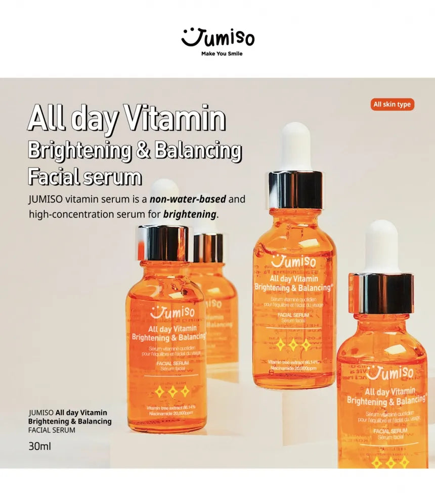All Day Vitamin Brightening & Balancing Facial Serum 30ml