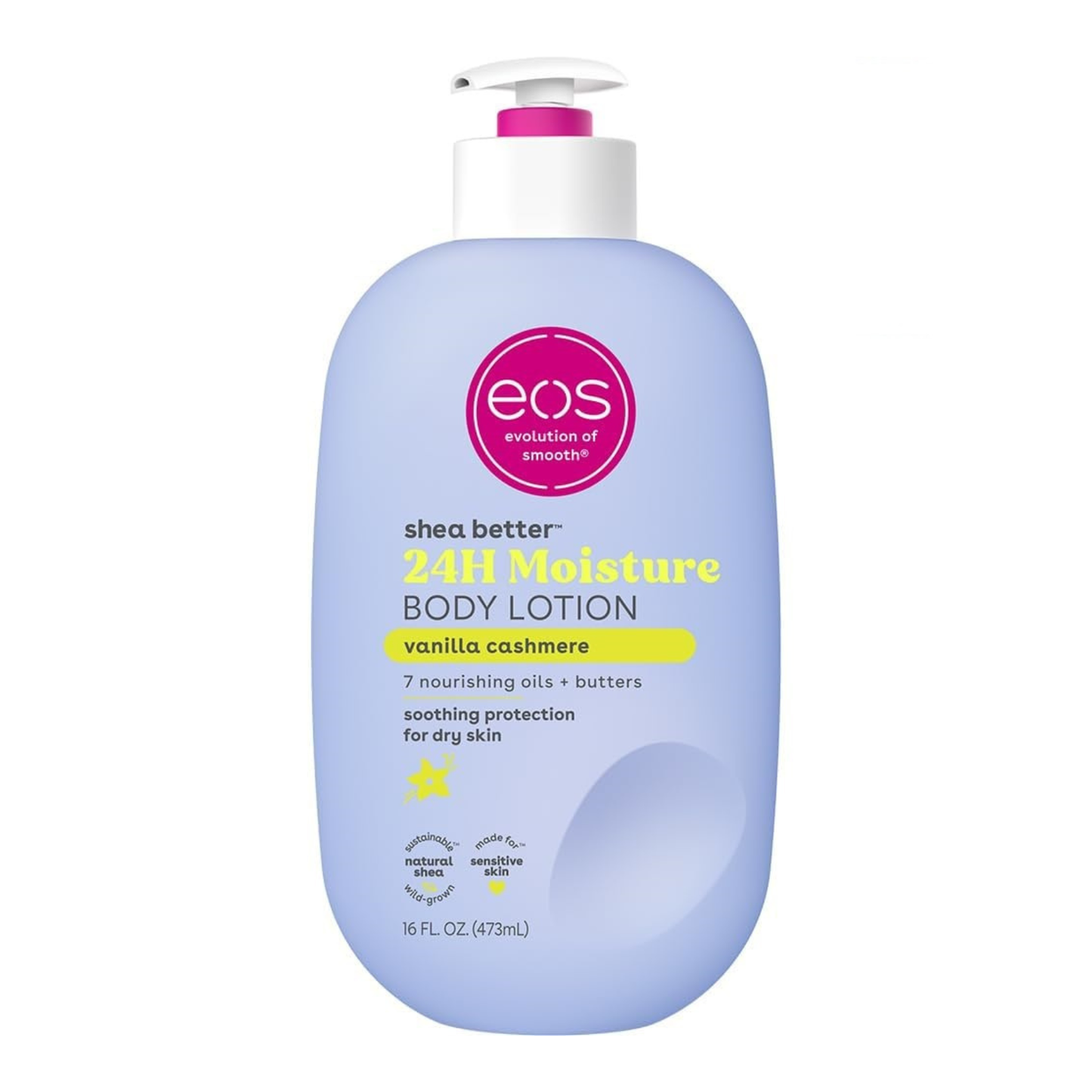 EOS - 24H Moisture Body Lotion, Vanilla Cashmere ,(473 ml)