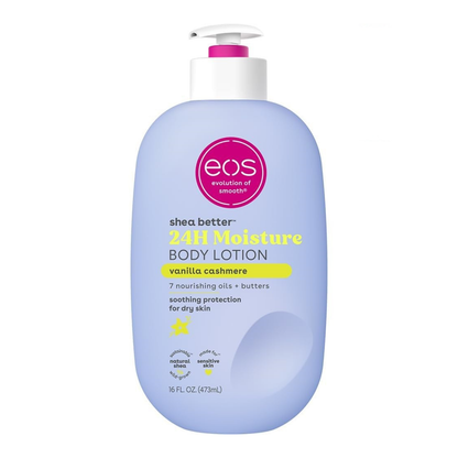 EOS - 24H Moisture Body Lotion, Vanilla Cashmere ,(473 ml)