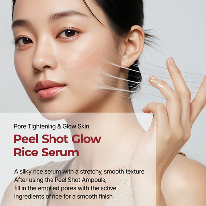 Peel shot Glow white Rice serum
