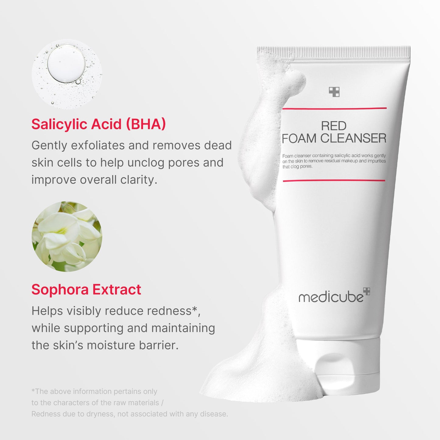 Medicube Red Foam Cleanser - ingredients