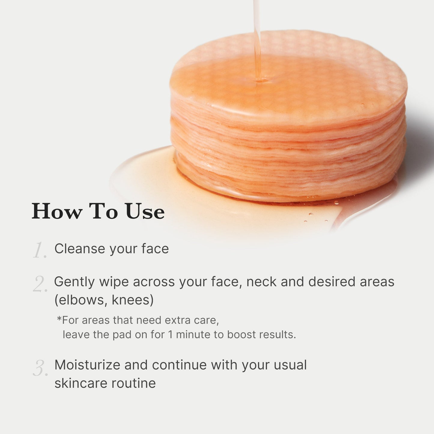 Medicube Red Succinic Acid Peeling Pad - clinical results