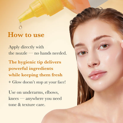 Medicube Kojic Acid Turmeric Resurfacing Toner - How to Use nozzle applicator