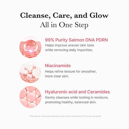 Medicube PDRN Pink Whip Cleanser cleanse, care, and glow
