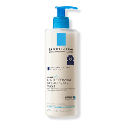 La Roche-Posay Lipikar Wash AP+ Moisturizing Body & Face Wash bottle, front view