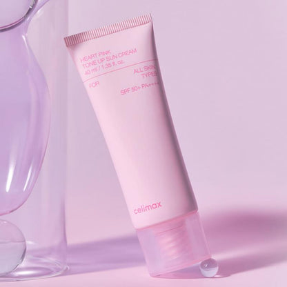 celimax Heart Pink Tone Up Sun Cream 5