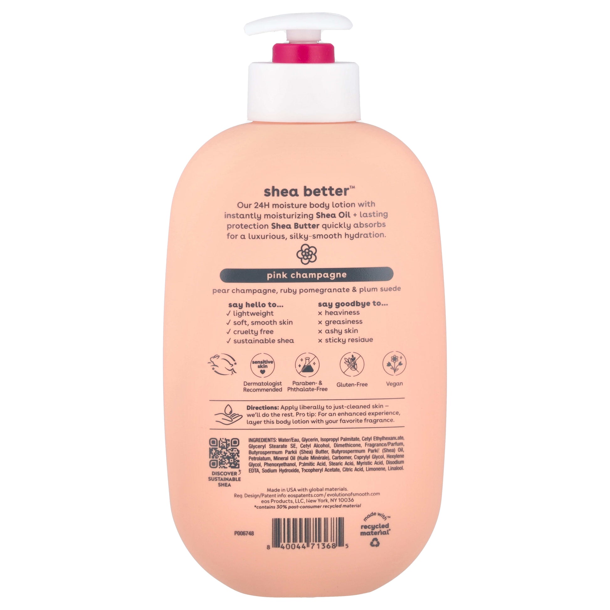 EOS 24H Moisture Body Lotion Pink Champagne 4