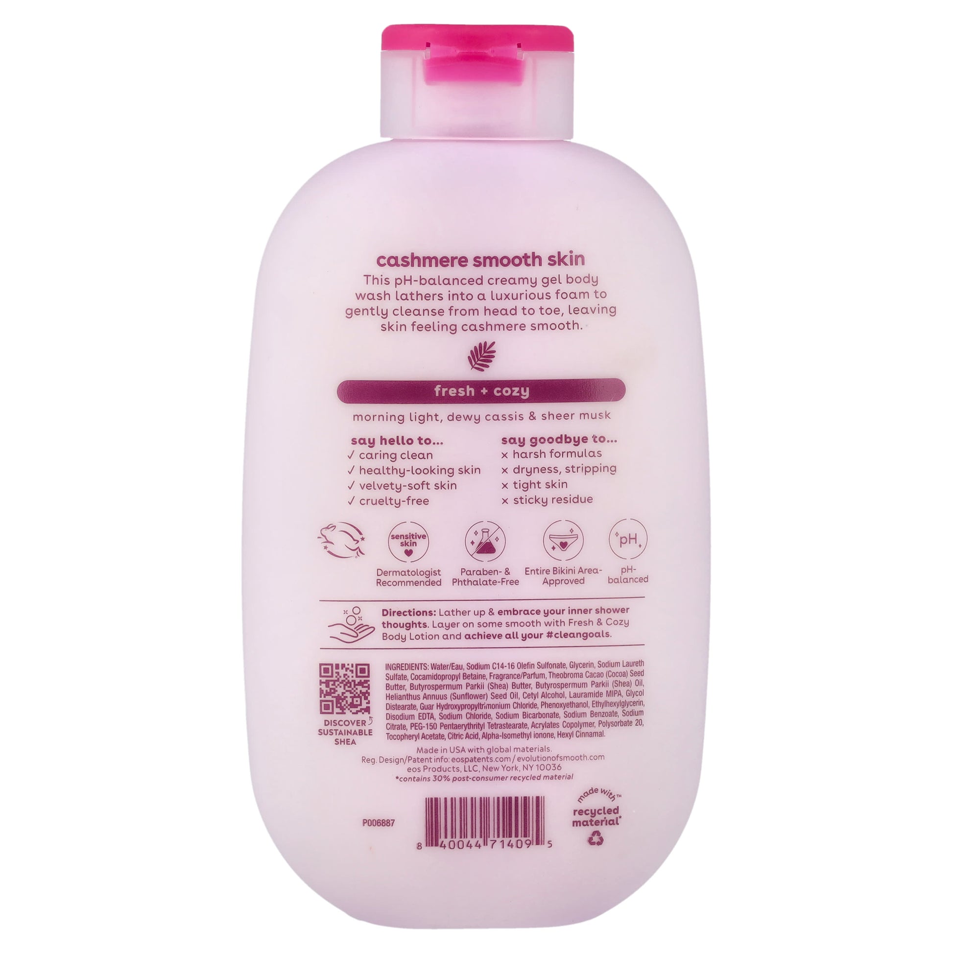 EOS Cashmere Body Wash Fresh & Cozy 4