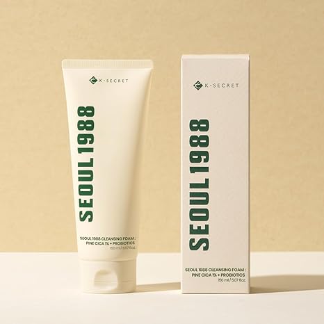 SEOUL 1988 cleansing Foam: Pine Cica 1% + Probiotics (150ml)