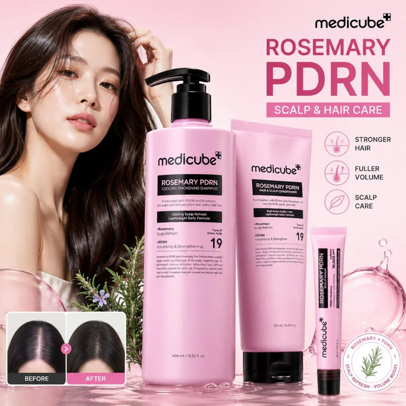 Rosemary PDRN Cooling Thickening Shampoo -400ml
