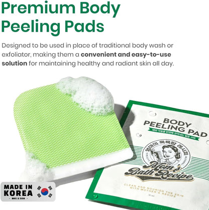 Mom's bath recipe Body Peeling Pad Mask - Pack of 8