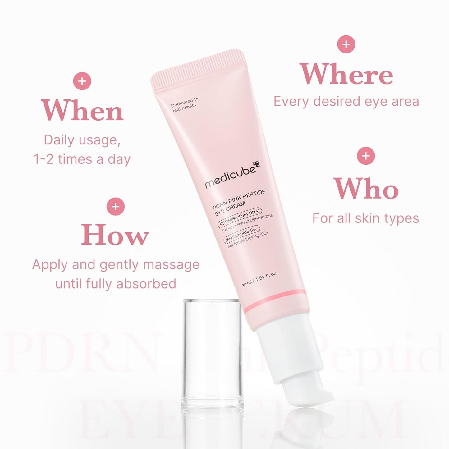 medicube - PDRN Pink Peptide Eye Cream