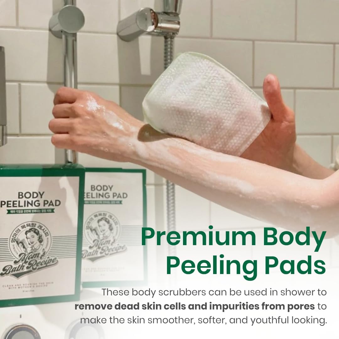 Mom's bath recipe Body Peeling Pad Mask - Pack of 8