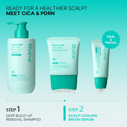 LILYEVE Scalp Turn Cica PDRN Brush Ampoule 8