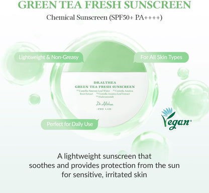 Green Tea Fresh Sunscreen SPF50+ PA++++ (45ml)