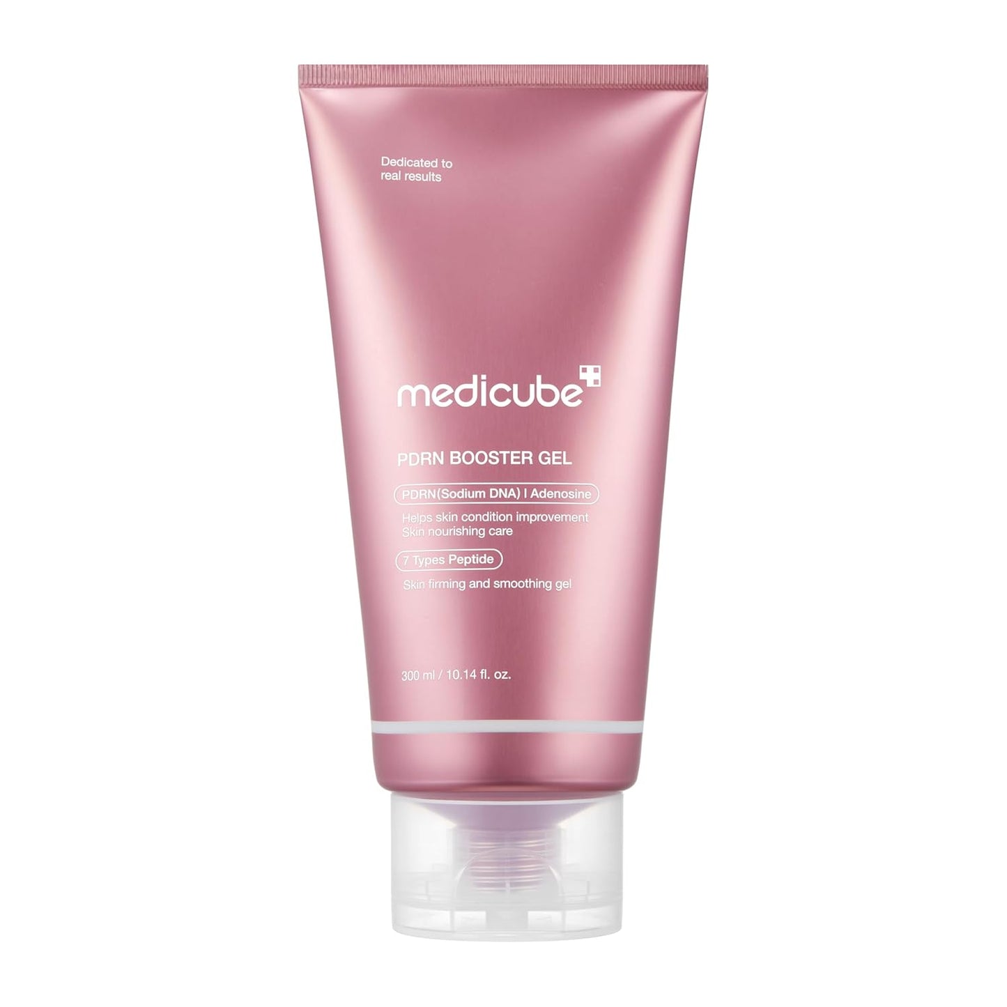 Medicube PDRN Booster Gel 300ml - Pink tube front view