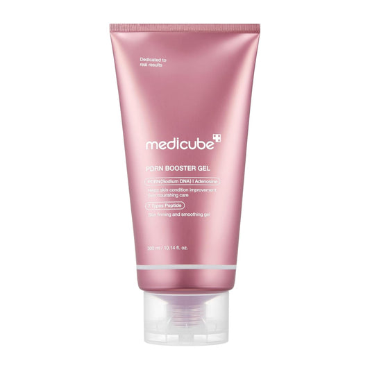 Medicube PDRN Booster Gel 300ml - Pink tube front view