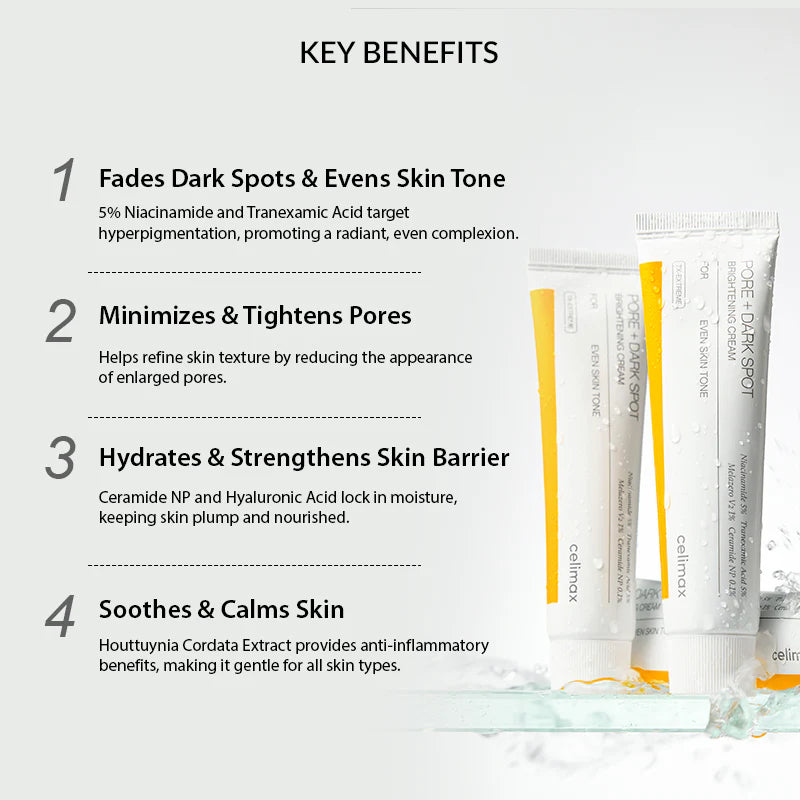 Pore + Dark spot Brightening cream 35ml