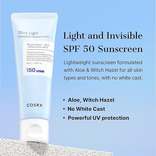 Ultra-Light Invisible Sunscreen SPF50 - 50 ml