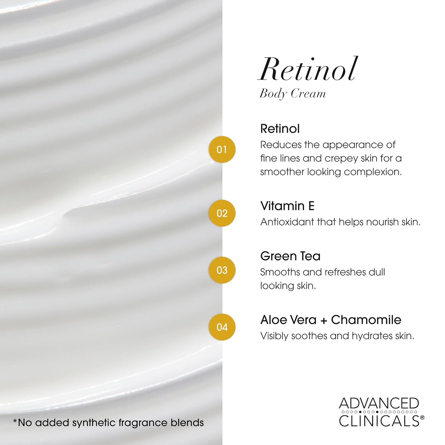 Advanced Clinicals Retinol Advanced Firming Cream 4