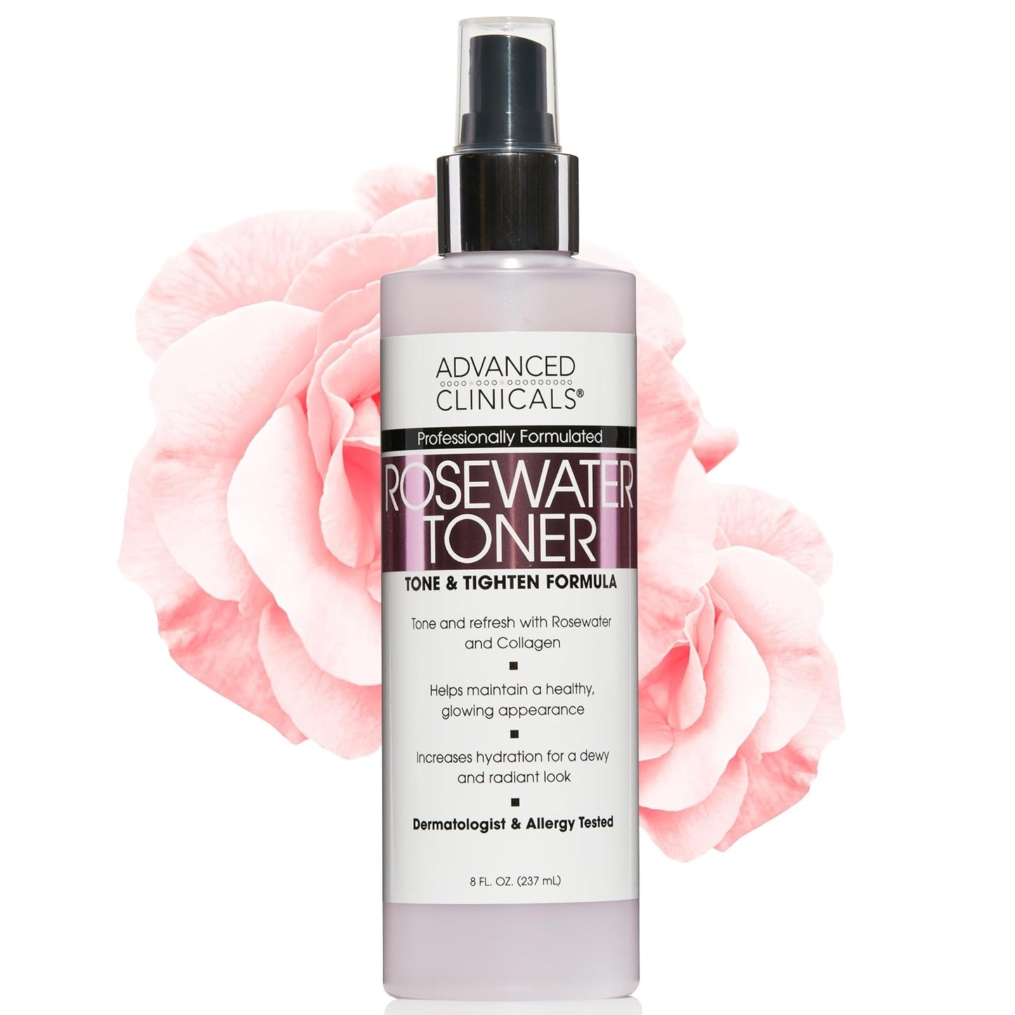 Advanced Clinicals Rosewater Toner 1