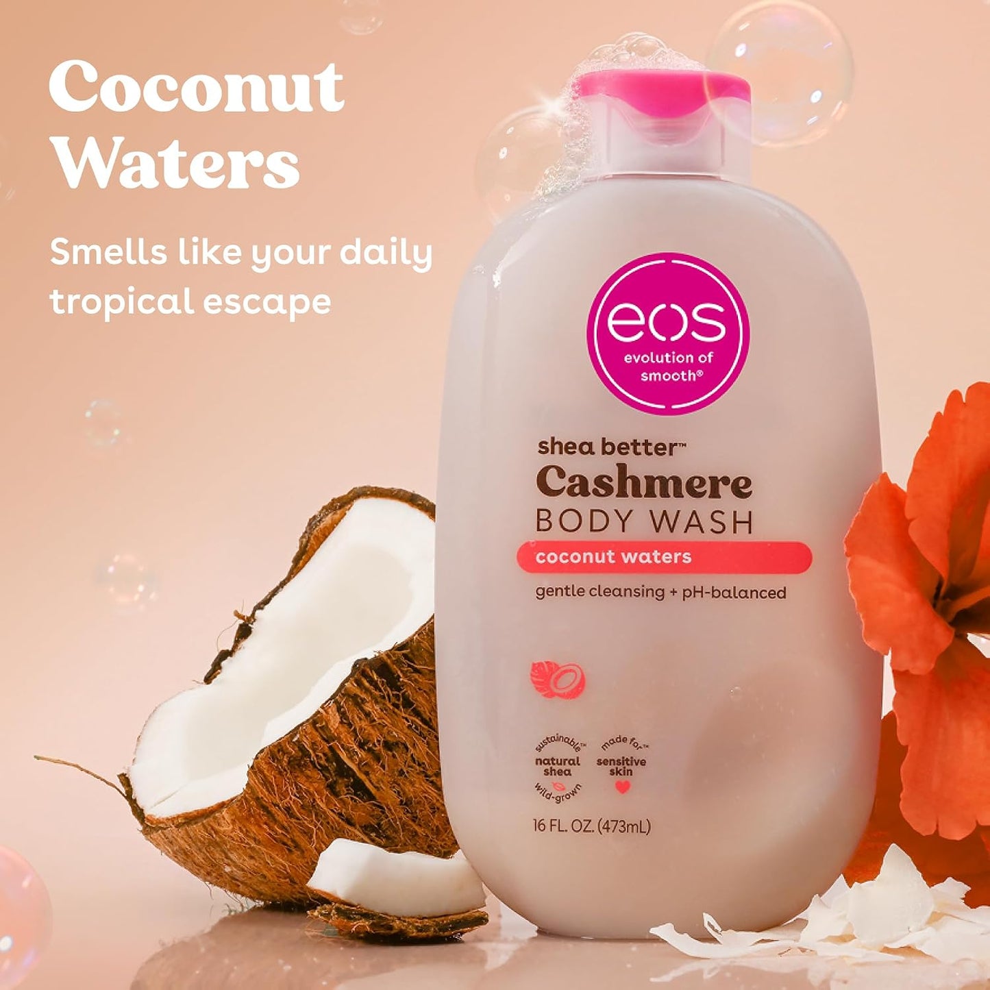EOS Cashmere Body Wash Coconut Waters 2