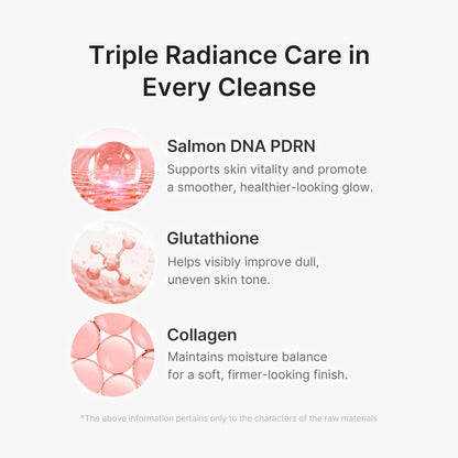 Medicube PDRN Pink Glutathione Capsule Cleansing Foam 4