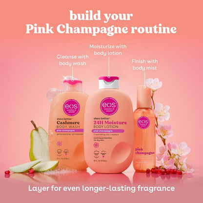 EOS 24H Moisture Body Wash Pink Champagne 7