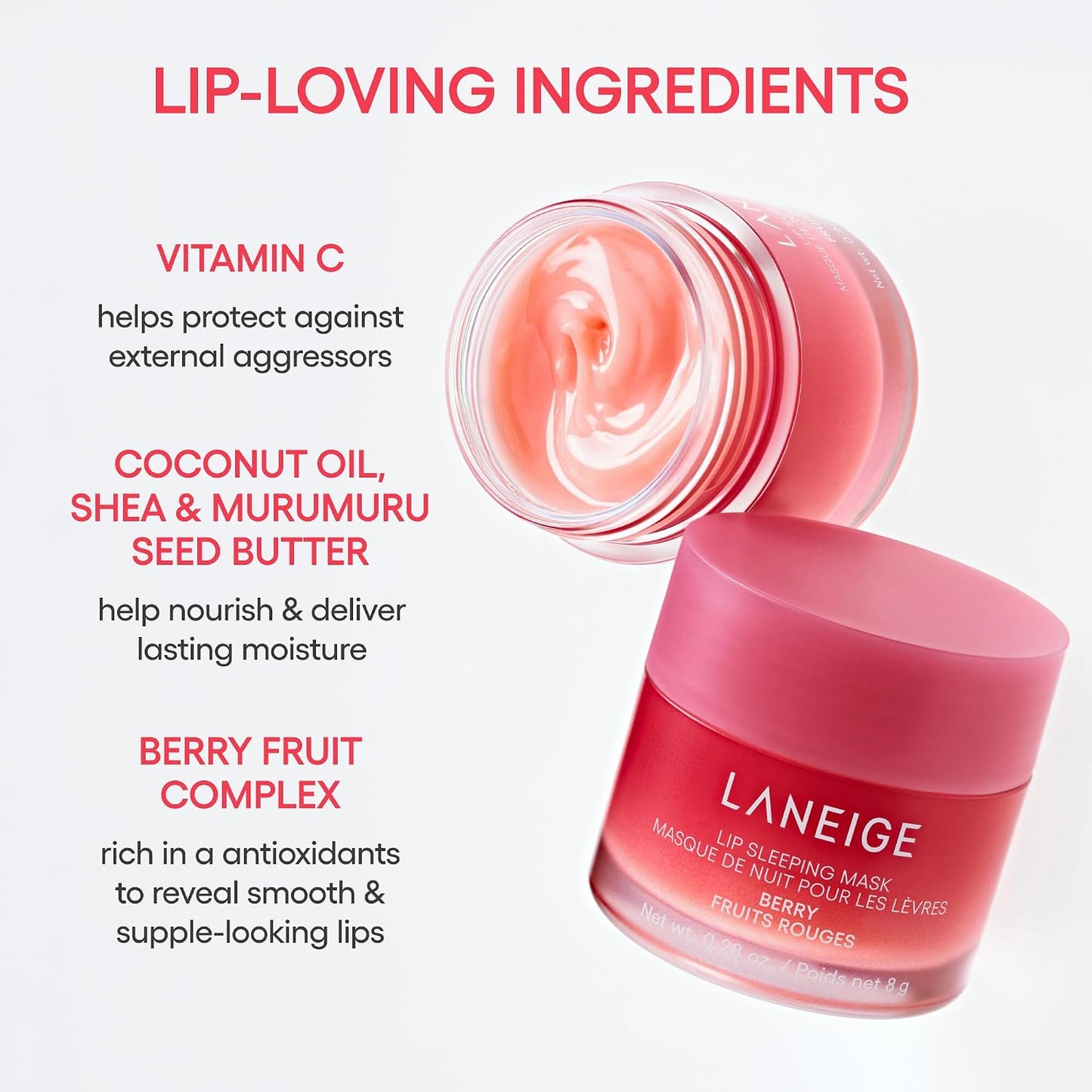 Laneige Lip Sleeping Mask Ex Berry 6