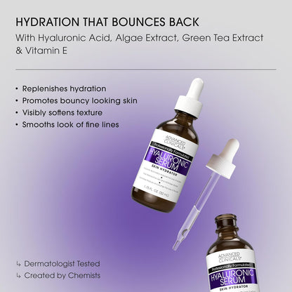 Advanced Clinicals Hyaluronic Serum 2