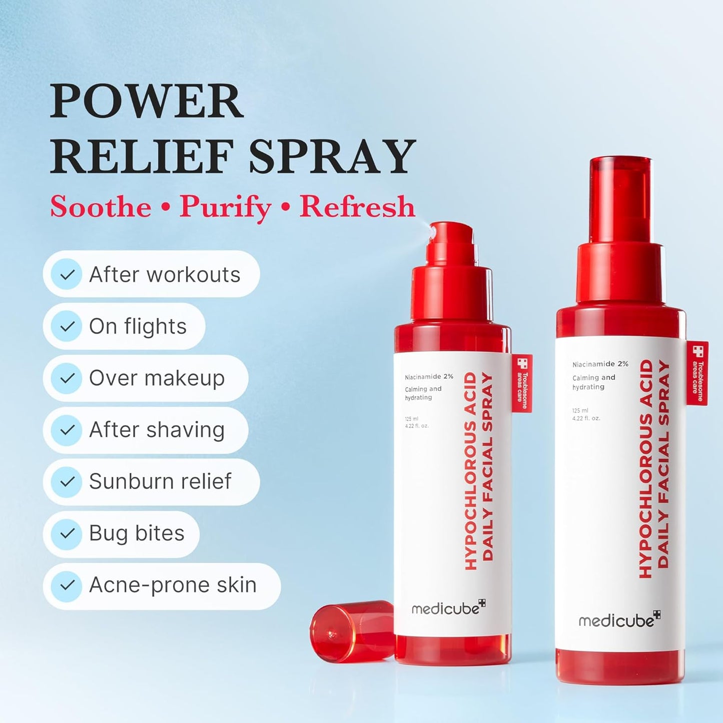 Medicube Hypochlorous Acid Daily Facial Spray – 125ml