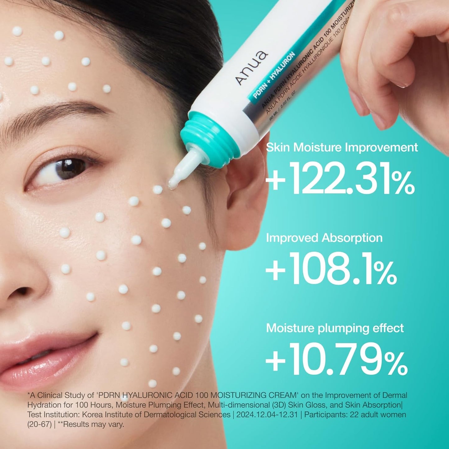 PDRN Hyaluronic Acid 100 Moisturizing Cream - 60ml