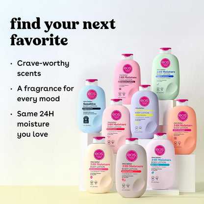 EOS - Sensitive Skin Body Lotion - Fragrance-Free, 48-Hour Moisture, (473ml)