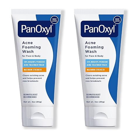 Acne Foaming Wash, Benzoyl Peroxide 10% , 3 oz
