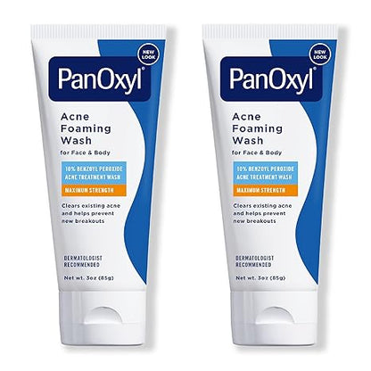 Acne Foaming Wash, Benzoyl Peroxide 10% , 3 oz