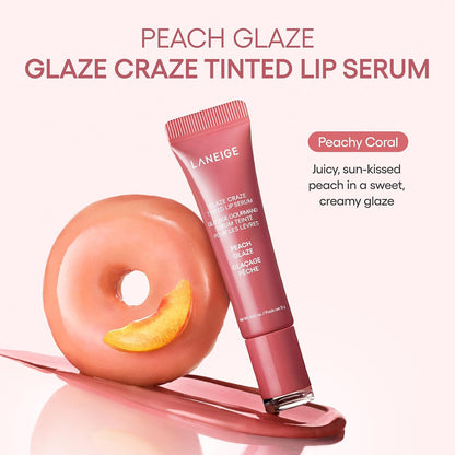 Laneige Glaze Craze Tinted Lip Serum Peach 4