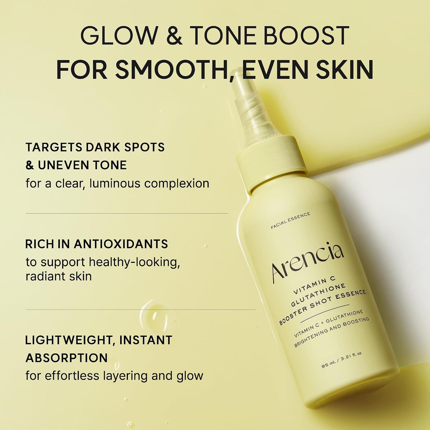 Arencia Vitamin C Glutathione Booster Shot Essence 95ml