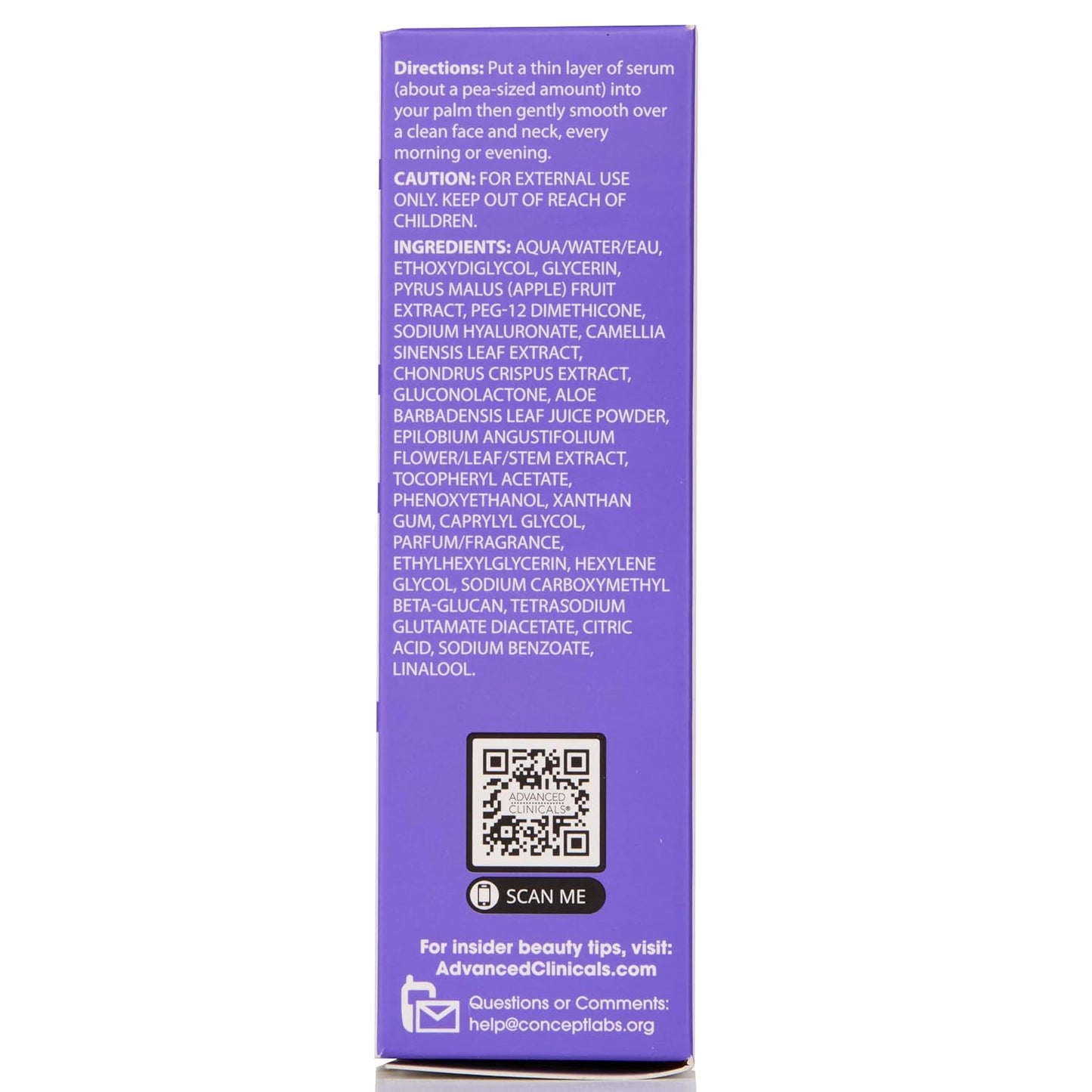Advanced Clinicals Hyaluronic Serum 9