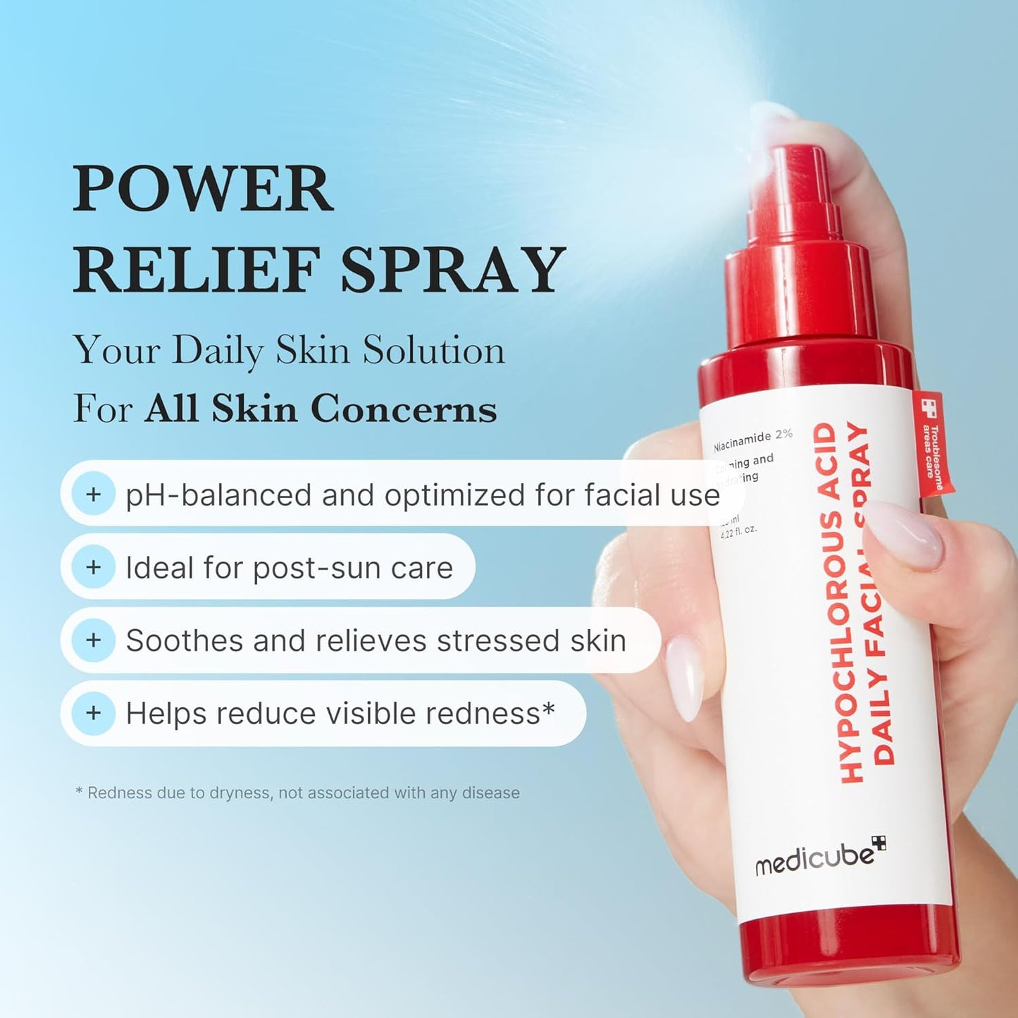 Medicube Hypochlorous Acid Daily Facial Spray – 125ml
