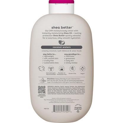 EOS - 24H Moisture Body Lotion, Coconut Waters,(473 ml)
